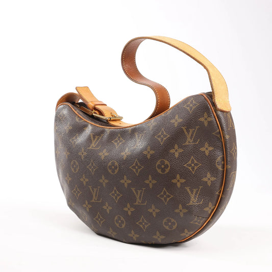 Louis Vuitton Croissant MM Monogram Shoulder Bag in Brown M51512
