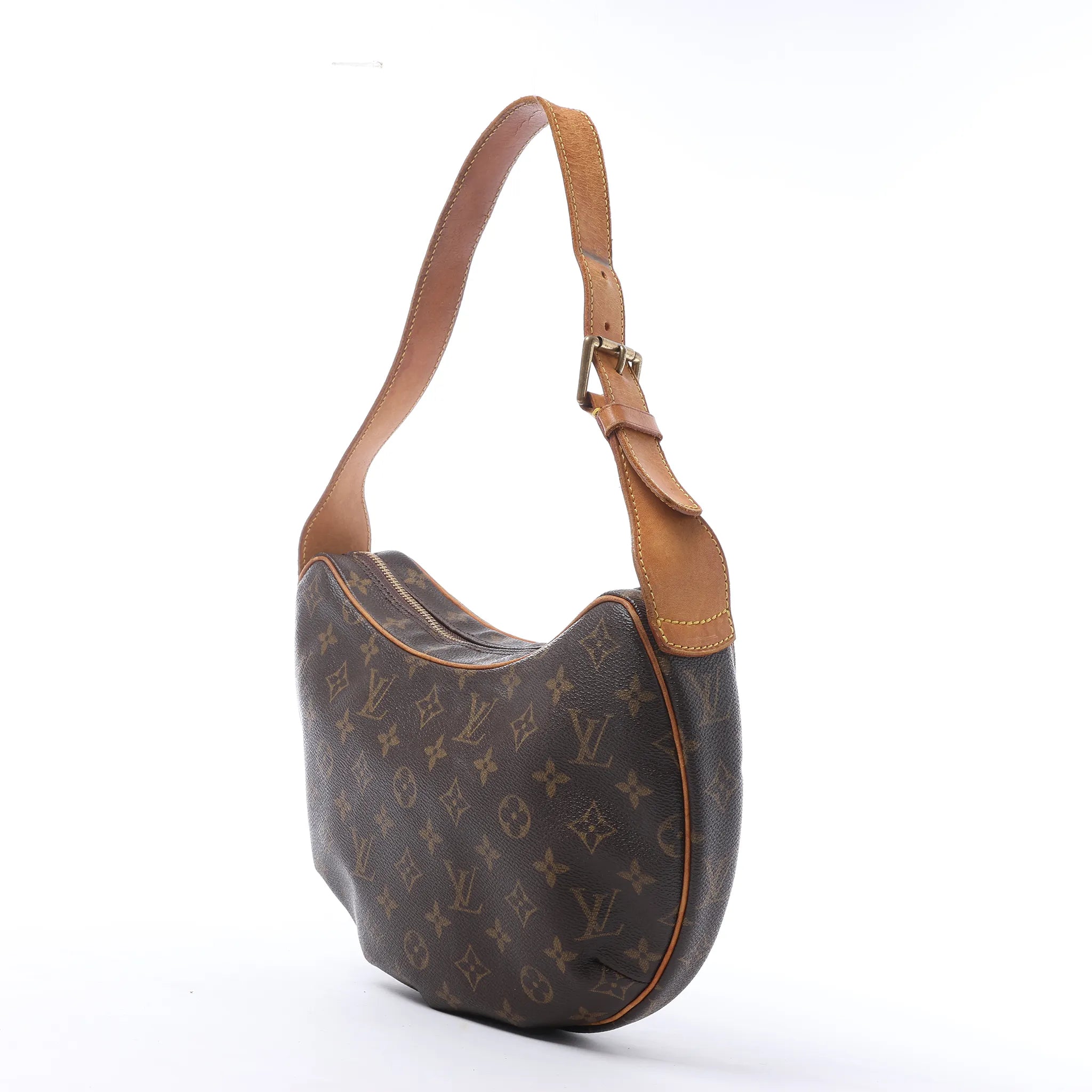 Louis Vuitton Croissant MM Monogram Shoulder Bag in Brown M51512