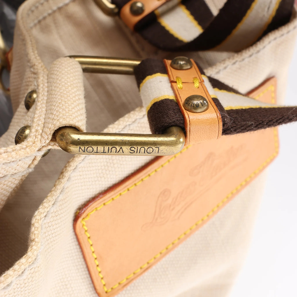 Louis Vuitton Toile Globe GM Limited Edition Cloth Handbag in Beige M95110