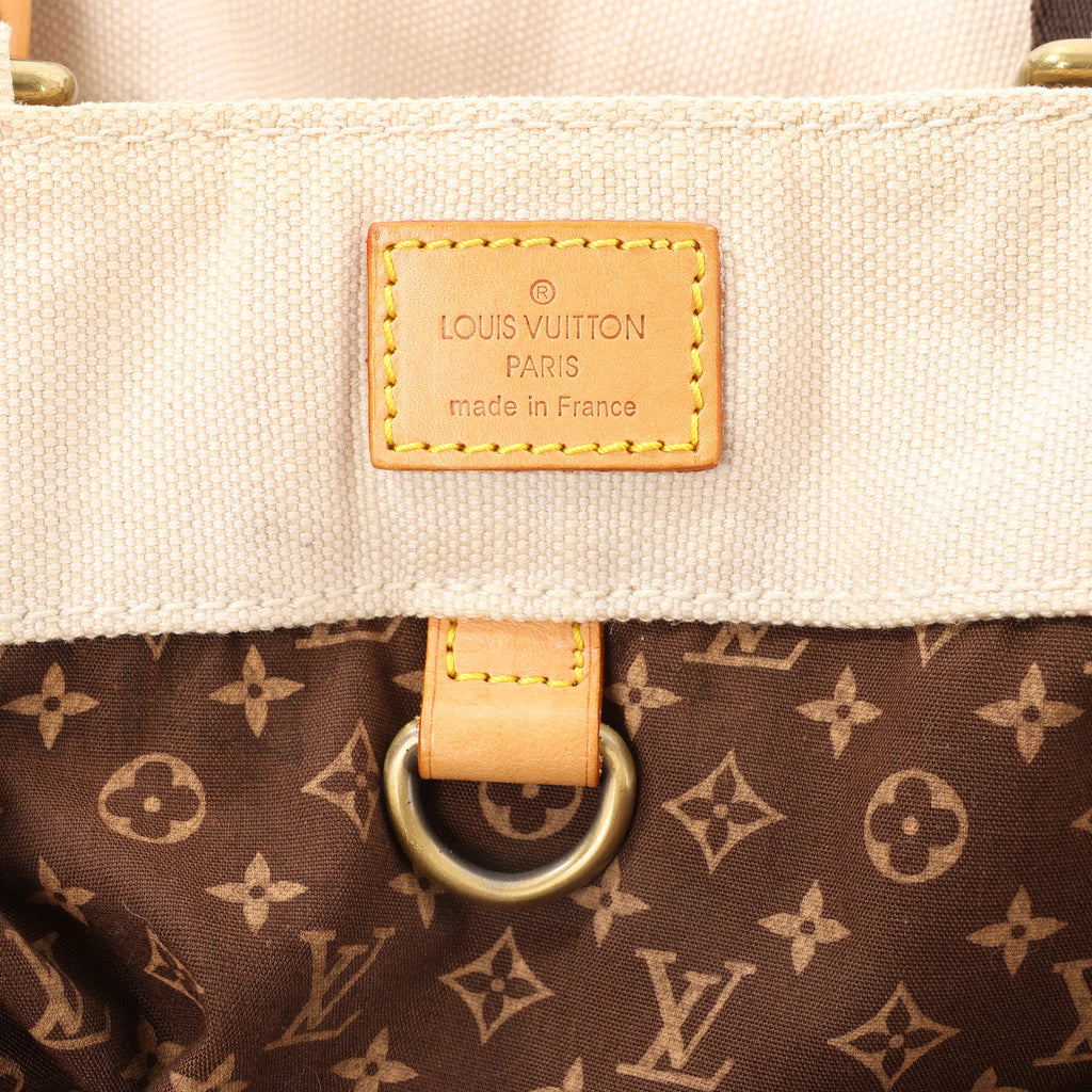 Louis Vuitton Toile Globe GM Limited Edition Cloth Handbag in Beige M95110