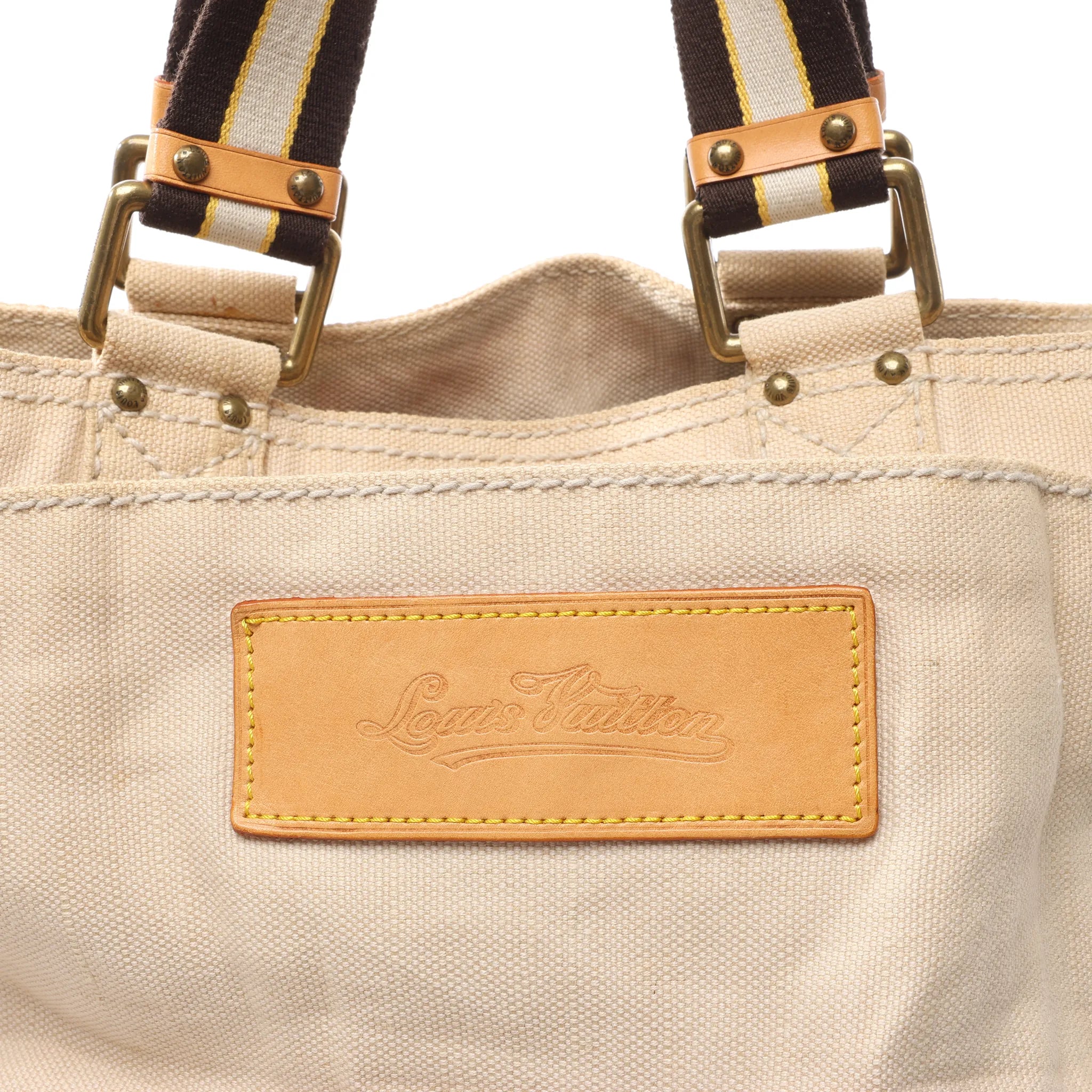 Louis Vuitton Toile Globe GM Limited Edition Cloth Handbag in Beige M95110