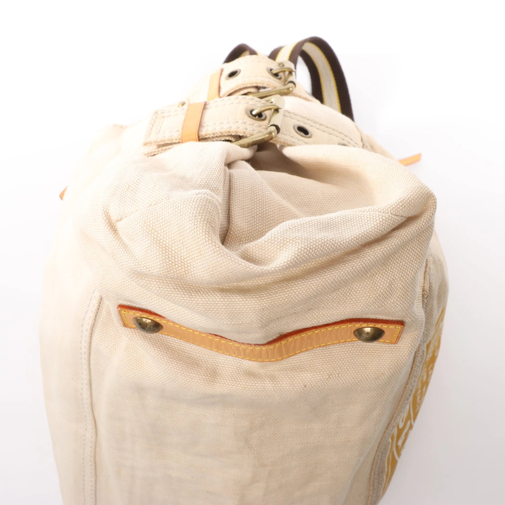 Louis Vuitton Toile Globe GM Limited Edition Cloth Handbag in Beige M95110