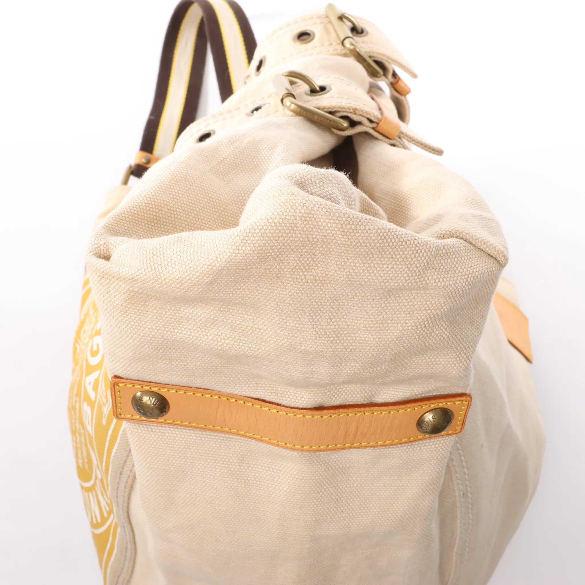 Louis Vuitton Toile Globe GM Limited Edition Cloth Handbag in Beige M95110