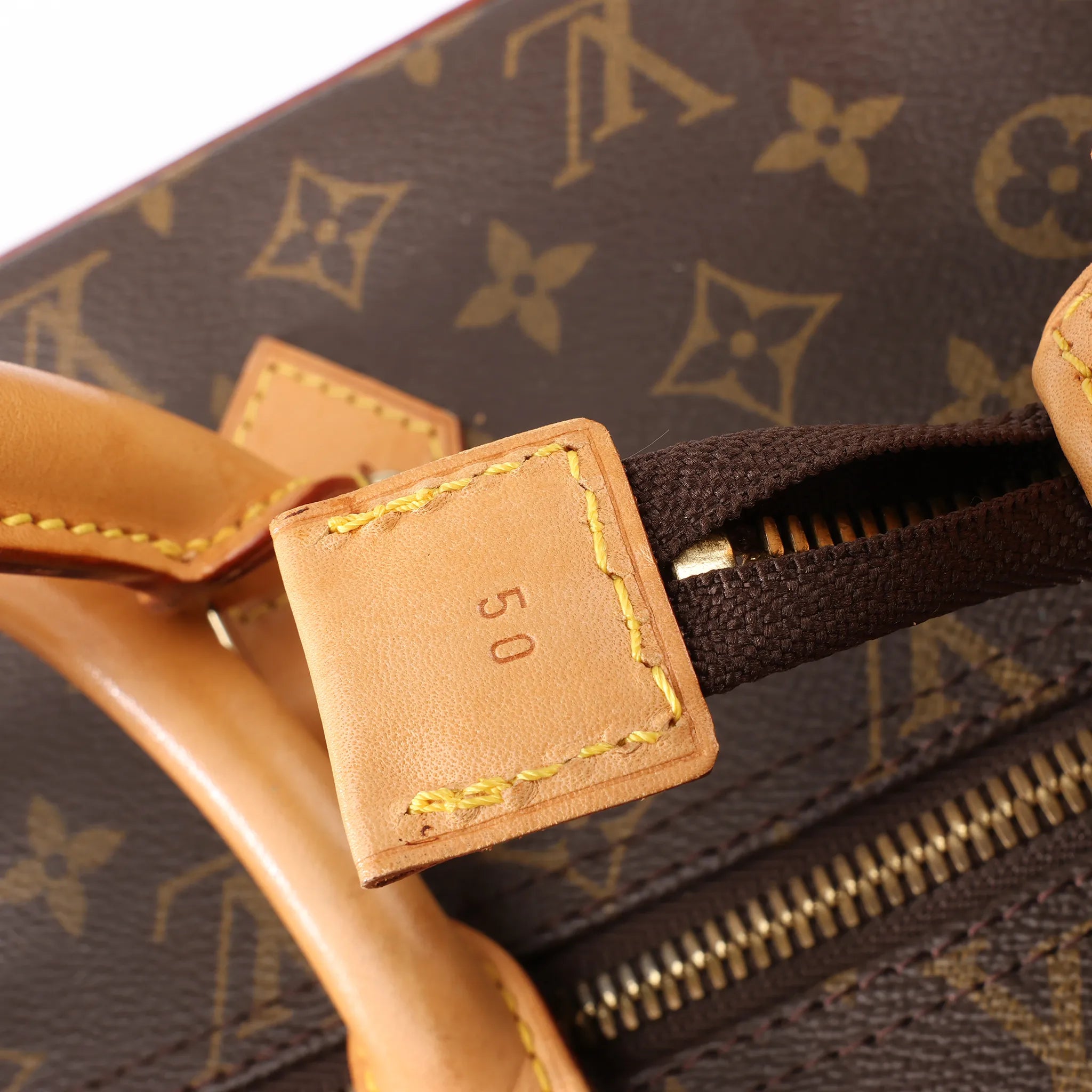 Louis Vuitton Monogram Canvas Cruiser 50 Travel Bag in Brown M41137
