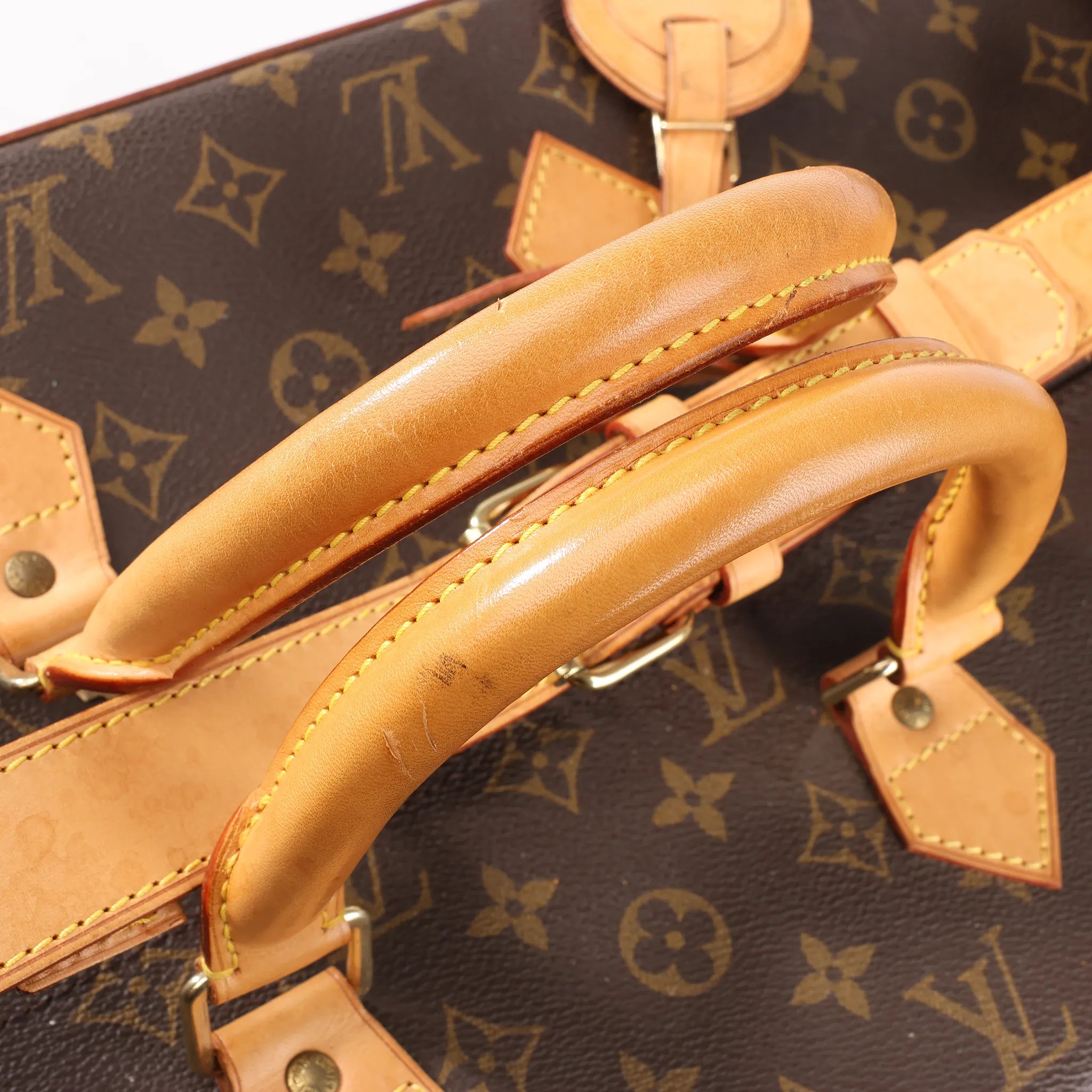 Louis Vuitton Monogram Canvas Cruiser 50 Travel Bag in Brown M41137