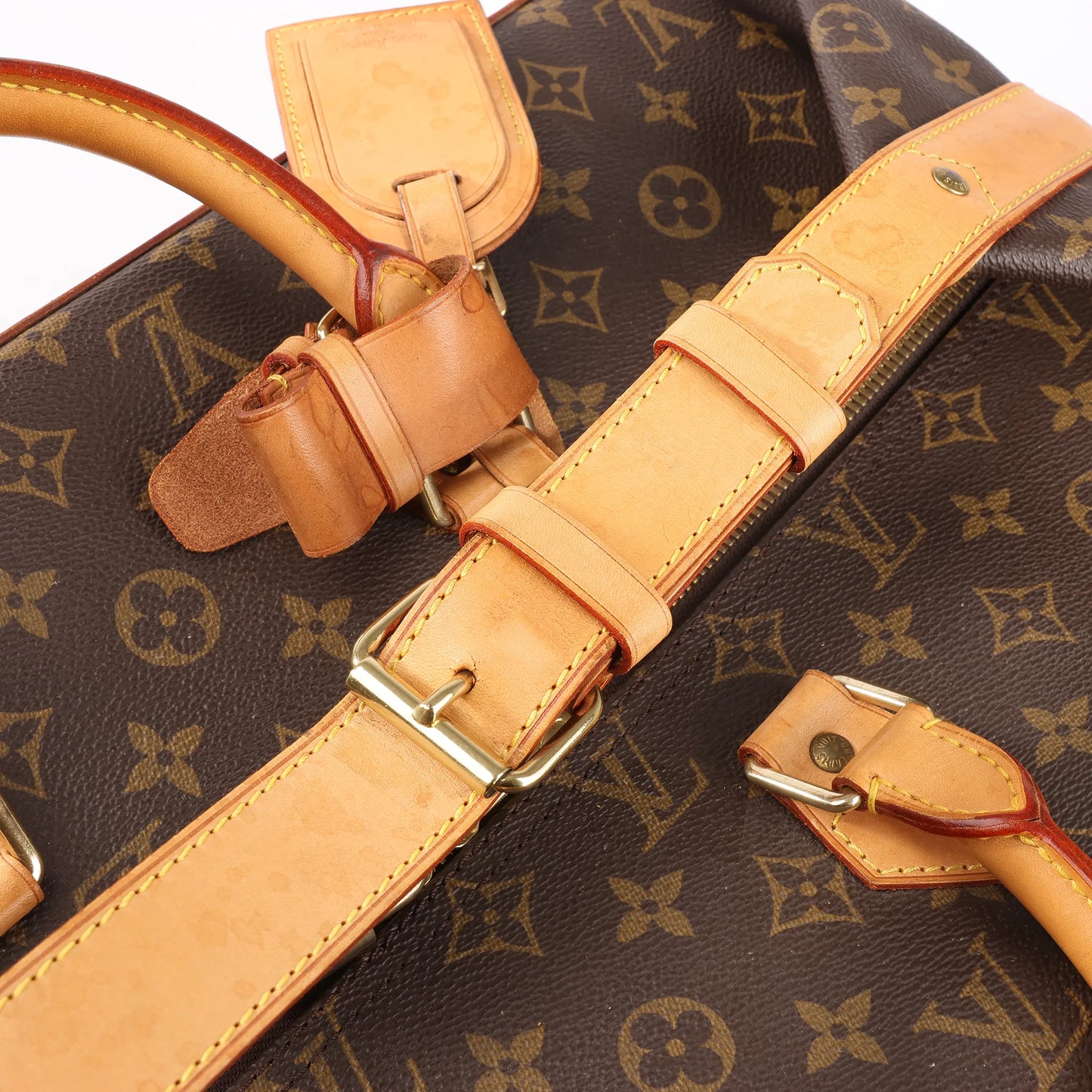Louis Vuitton Monogram Canvas Cruiser 50 Travel Bag in Brown M41137