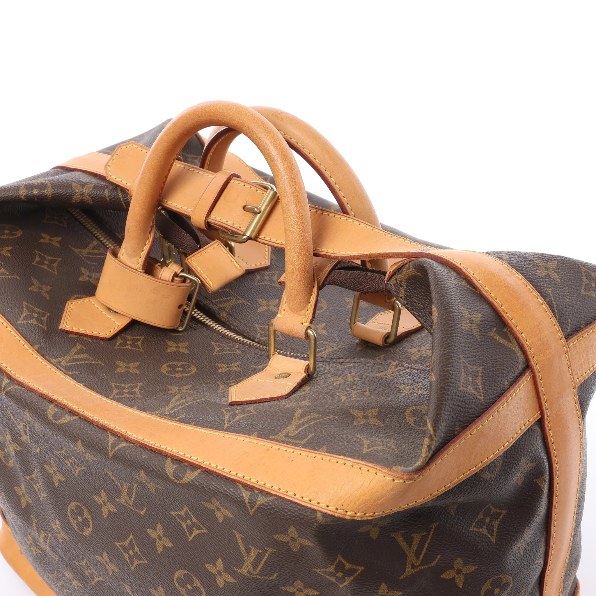 Louis Vuitton Cruiser 40 Monogram Canvas Travel Bag in Brown M41139