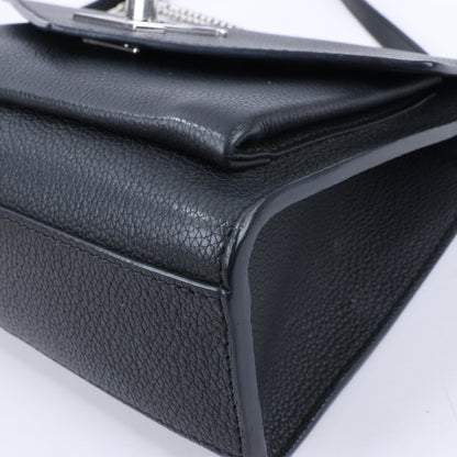 Louis Vuitton Cuir Taurillon MyLockMe BB 2Way Handbag in Black M51418