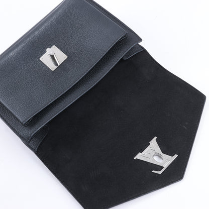 Louis Vuitton Cuir Taurillon MyLockMe BB 2Way Handbag in Black