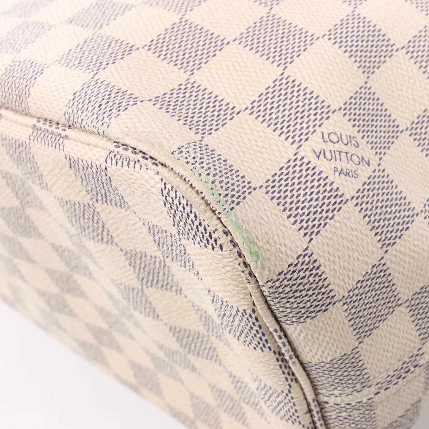 Louis Vuitton Damier Azur Neverfull MM Shoulder Bag N41361