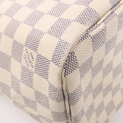 Louis Vuitton Damier Azur Neverfull MM Shoulder Bag N41361