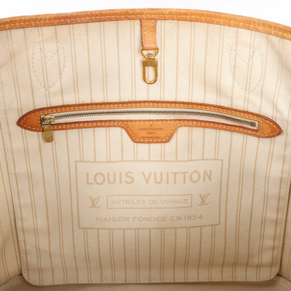 Louis Vuitton Damier Azur Neverfull MM Shoulder Bag N41361