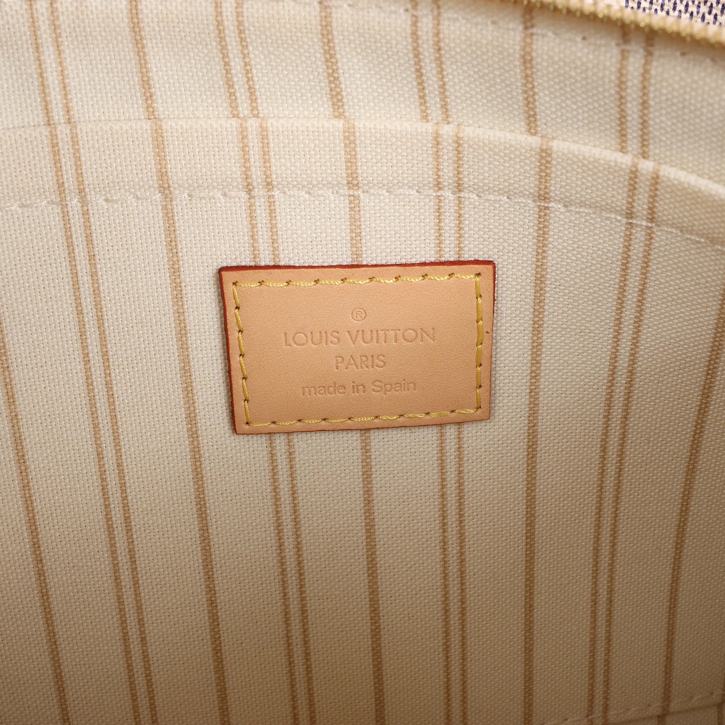 Louis Vuitton Damier Azur Neverfull MM Shoulder Bag N41361