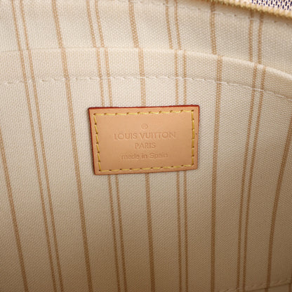 Louis Vuitton Damier Azur Neverfull MM Shoulder Bag N41361