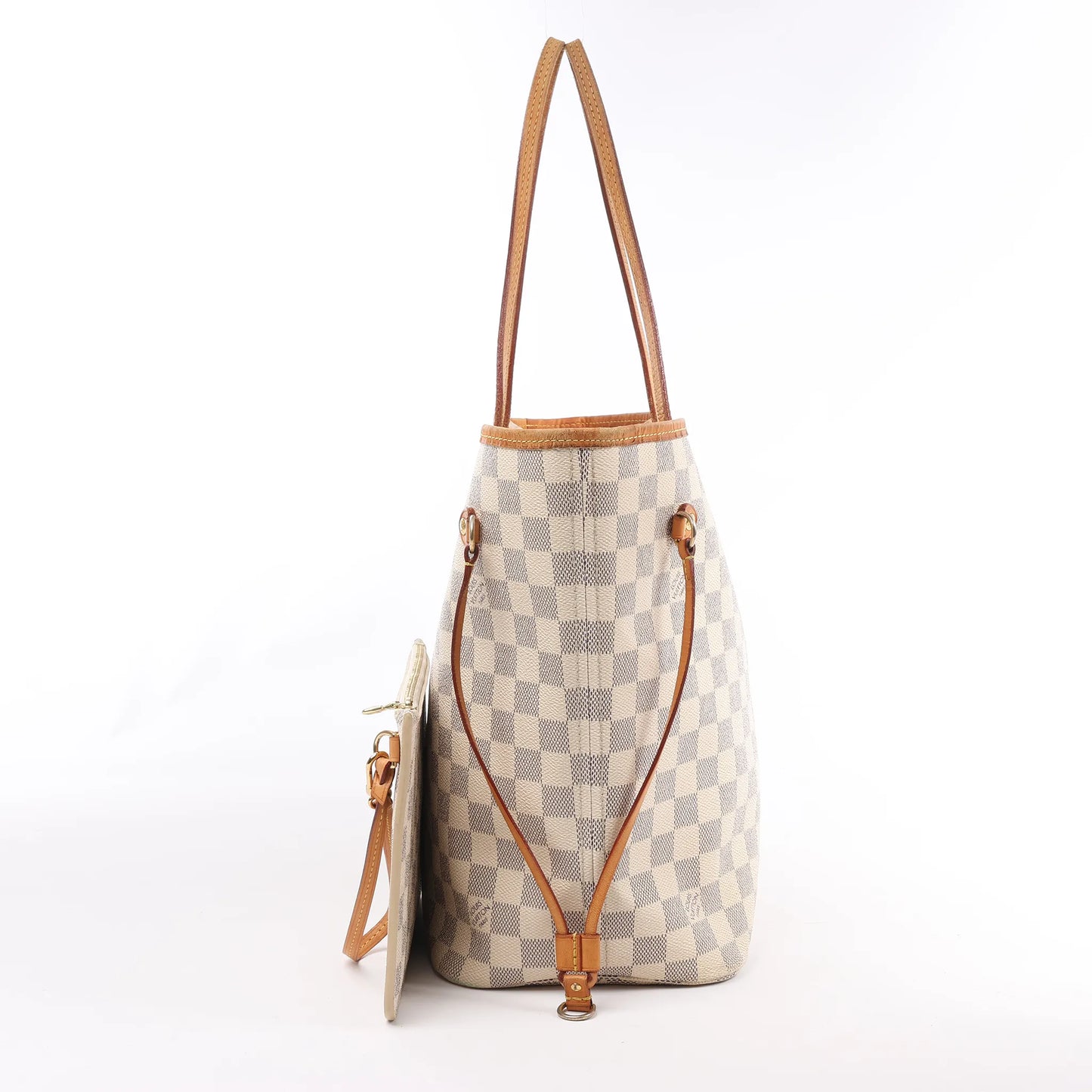 Louis Vuitton Damier Azur Neverfull MM Shoulder Bag N41361