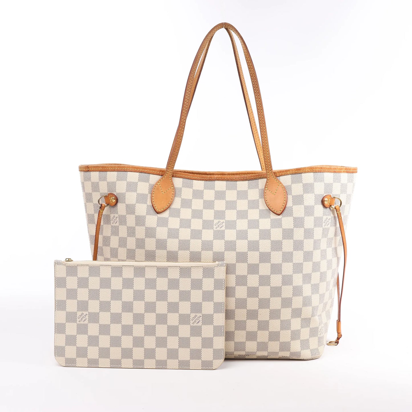 Louis Vuitton Damier Azur Neverfull MM Shoulder Bag N41361