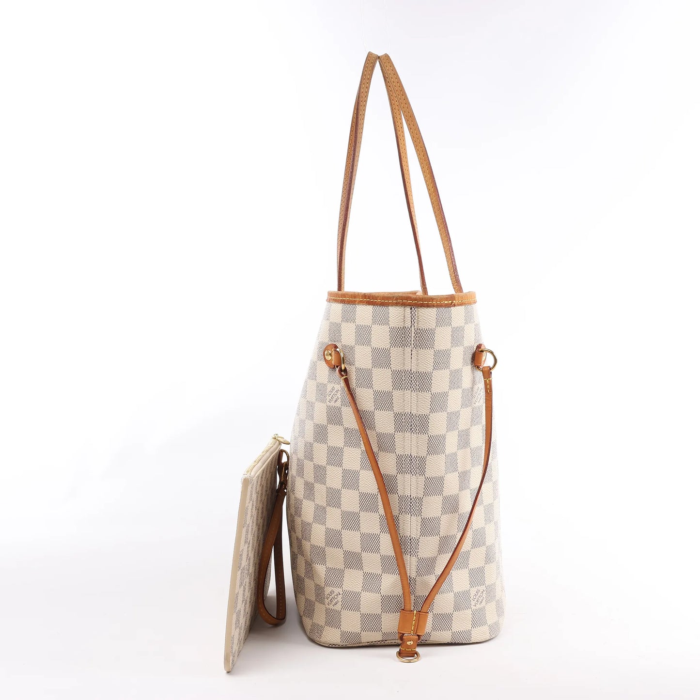 Louis Vuitton Damier Azur Neverfull MM Shoulder Bag N41361