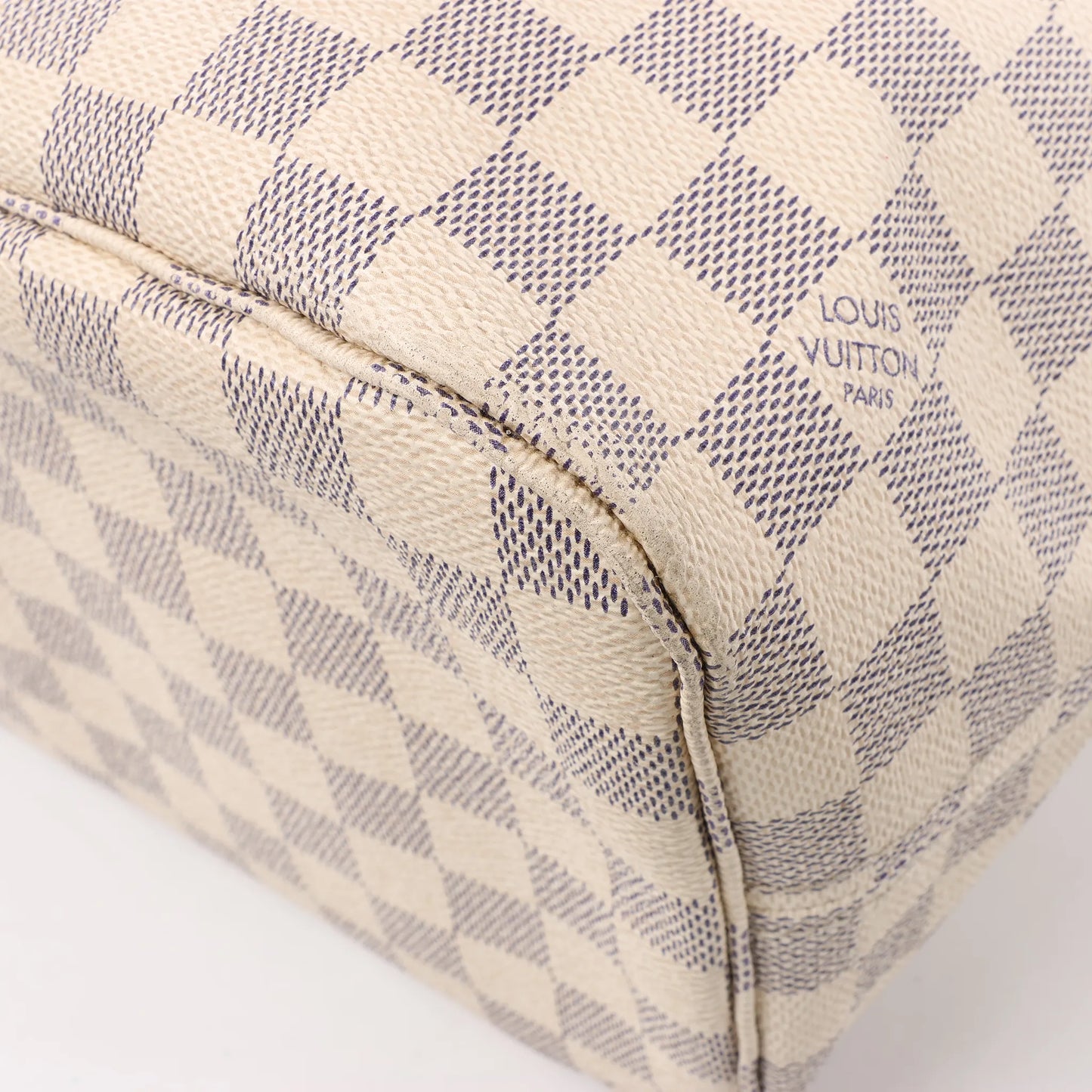 Louis Vuitton Damier Azur Neverfull MM Shoulder Bag N41361