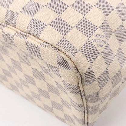 Louis Vuitton Damier Azur Neverfull MM Shoulder Bag N41361