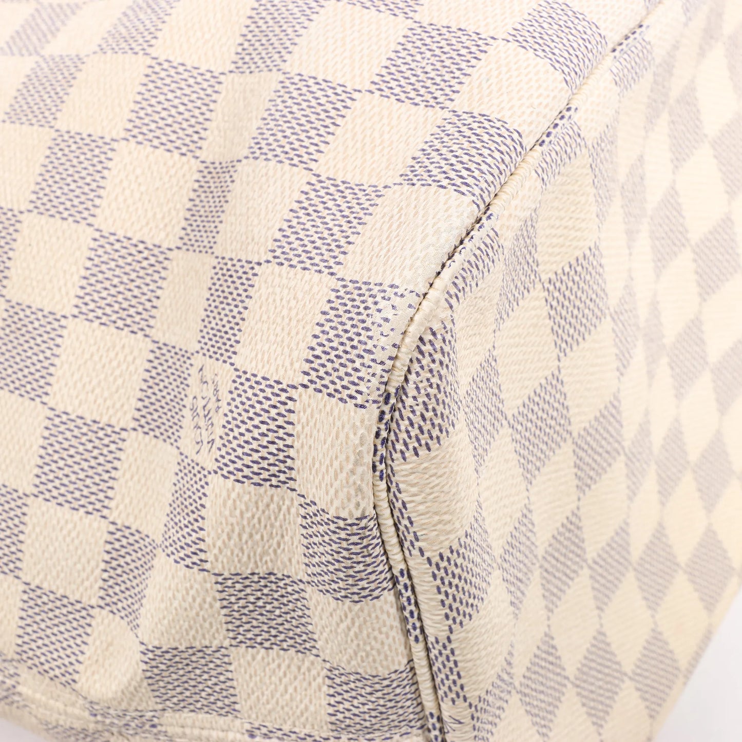 Louis Vuitton Damier Azur Neverfull MM Shoulder Bag N51107