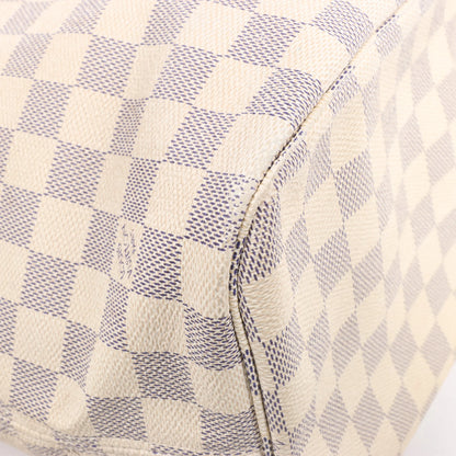 Louis Vuitton Damier Azur Neverfull MM Shoulder Bag N51107