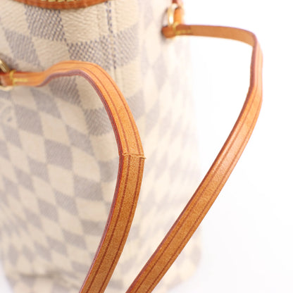 Louis Vuitton Damier Azur Neverfull MM Shoulder Bag N51107