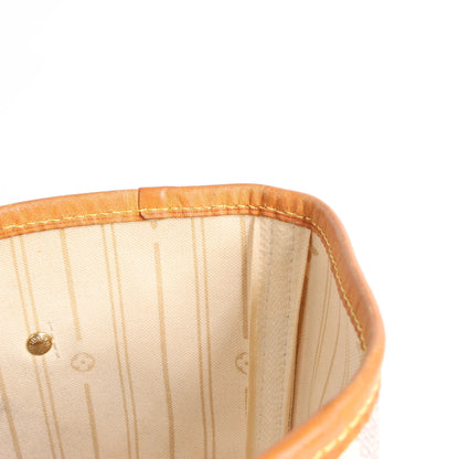 Louis Vuitton Damier Azur Neverfull MM Shoulder Bag N51107