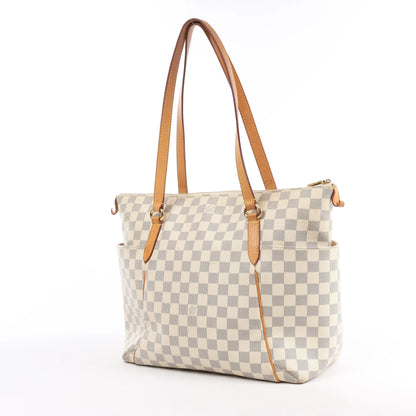 Louis Vuitton Damier Azur Totally MM Shoulder Bag N51262