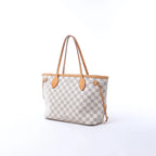 Louis Vuitton Neverfull PM Damier Azur Shoulder Bag in Beige N51110