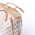 Louis Vuitton Neverfull PM Damier Azur Shoulder Bag in Beige N51110