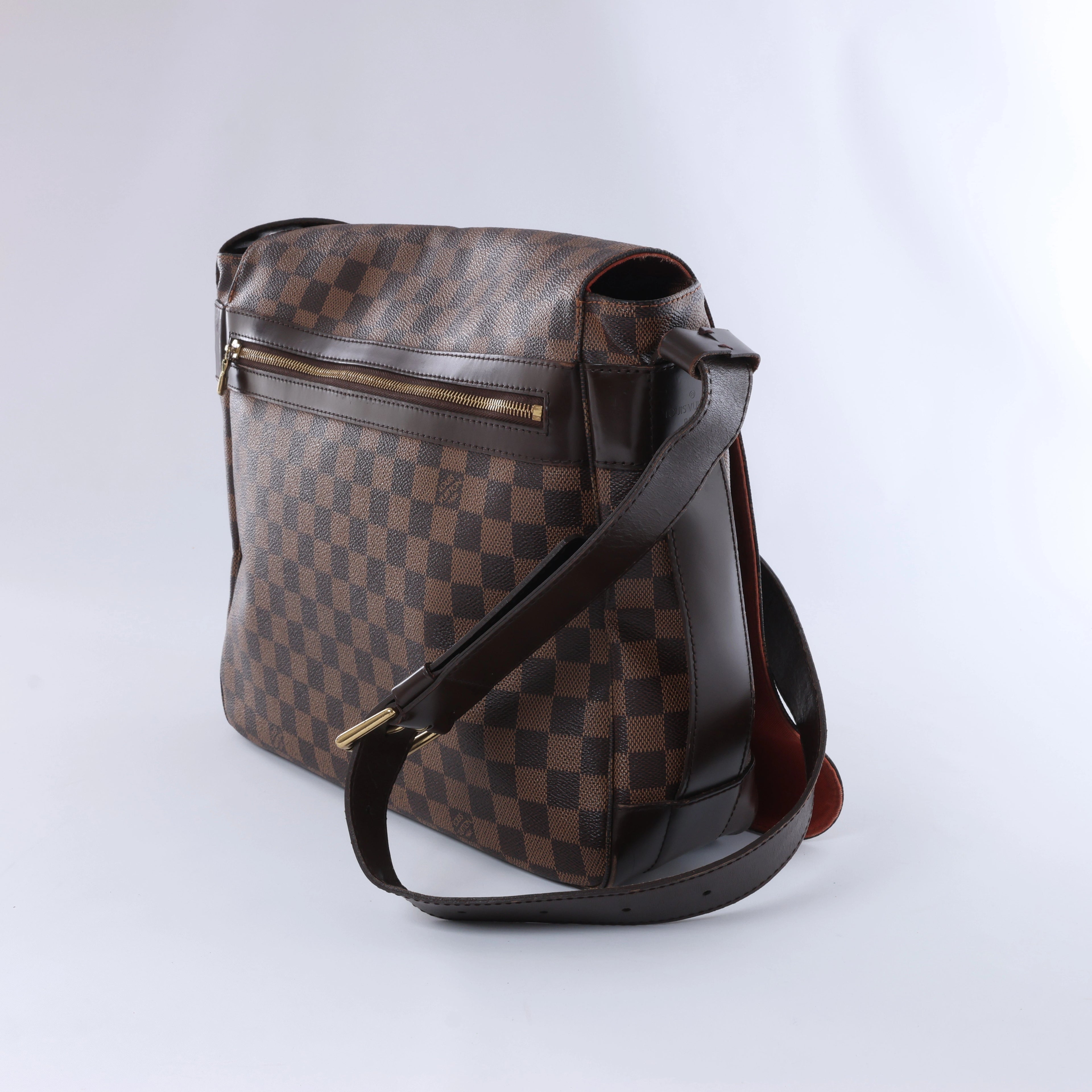 Bolso bandolera Louis Vuitton Bastille Damier Ebene Messenger en marrón N45258