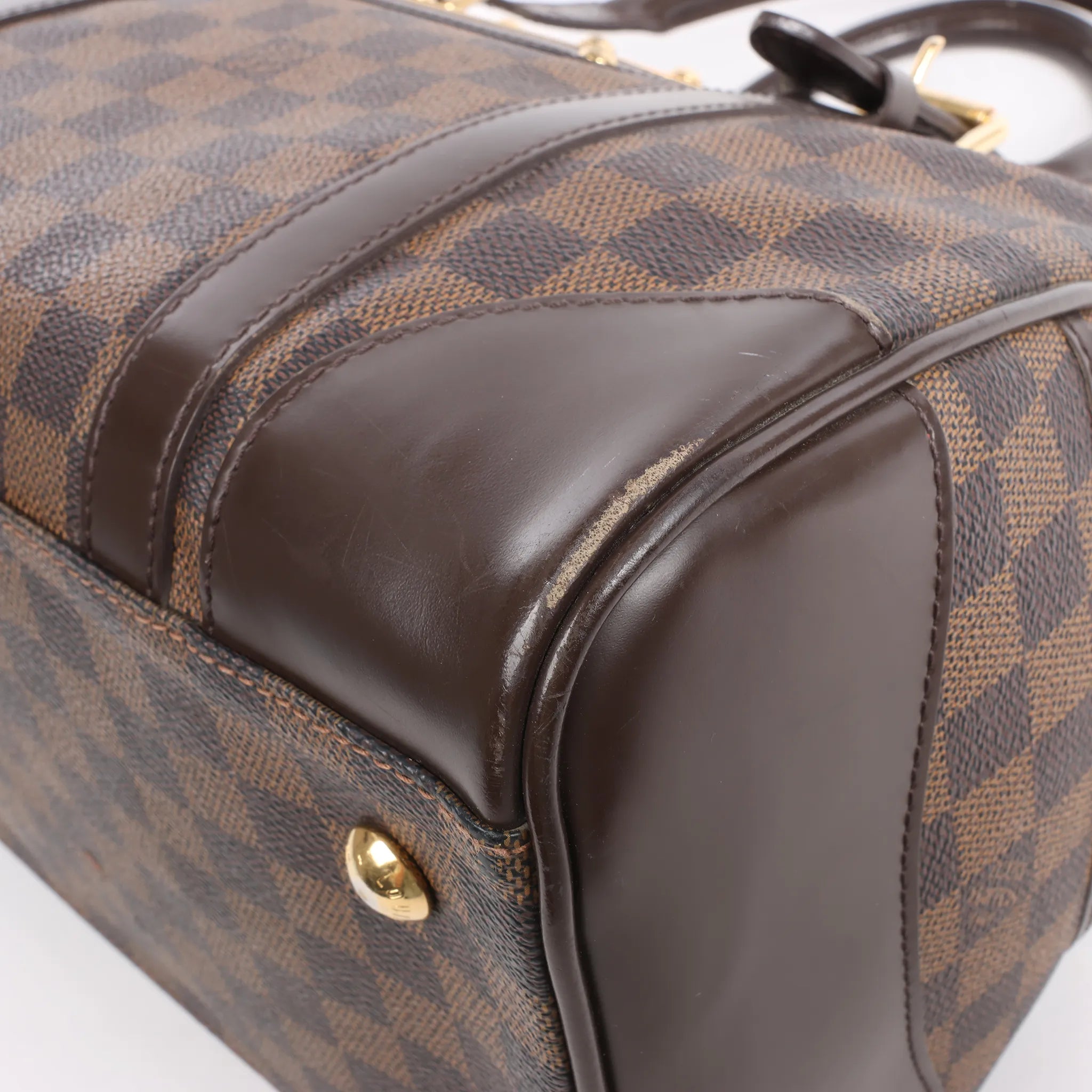 Louis Vuitton Damier Ebene Berkeley Handbag in Brown N52000