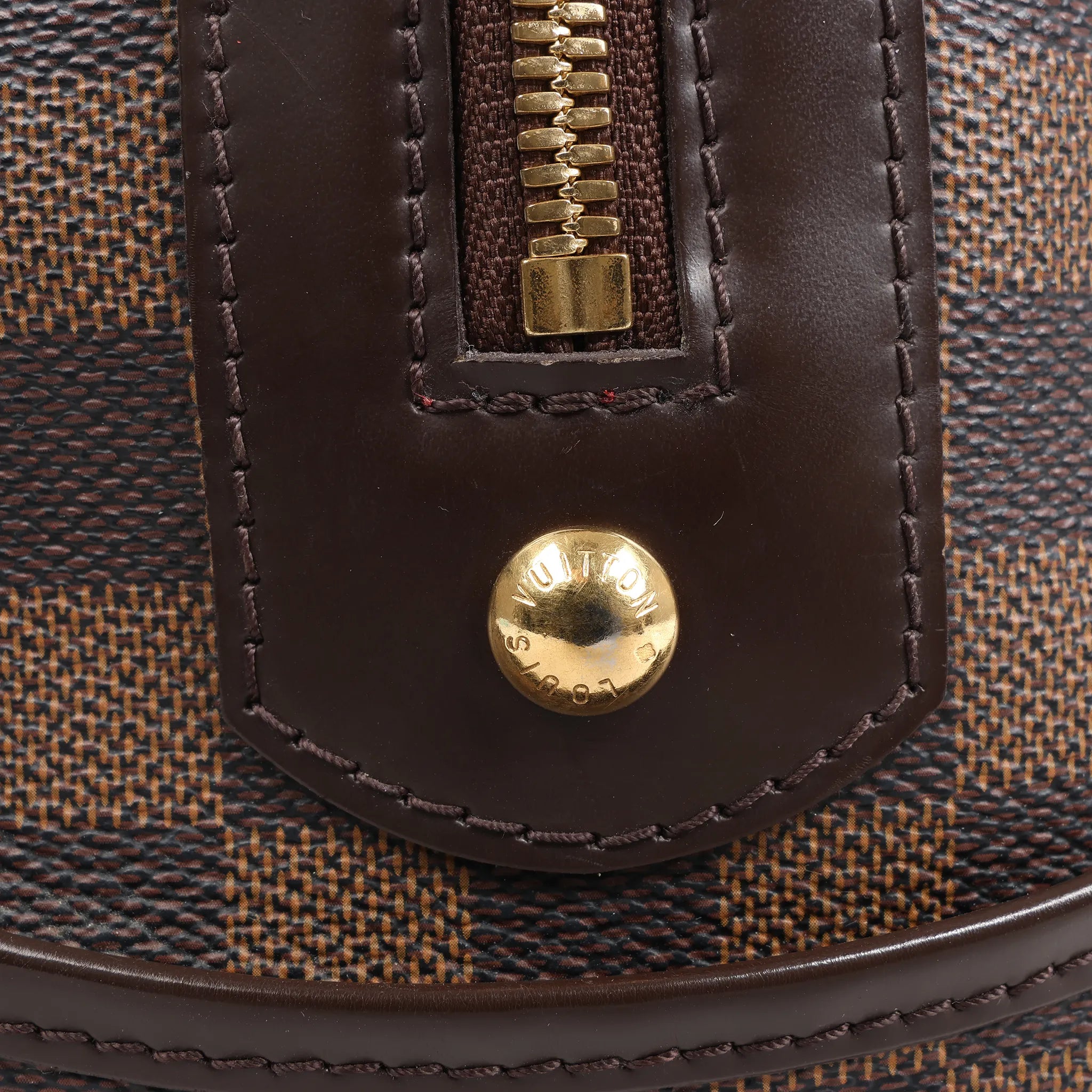 Louis Vuitton Damier Ebene Berkeley Handbag in Brown N52000