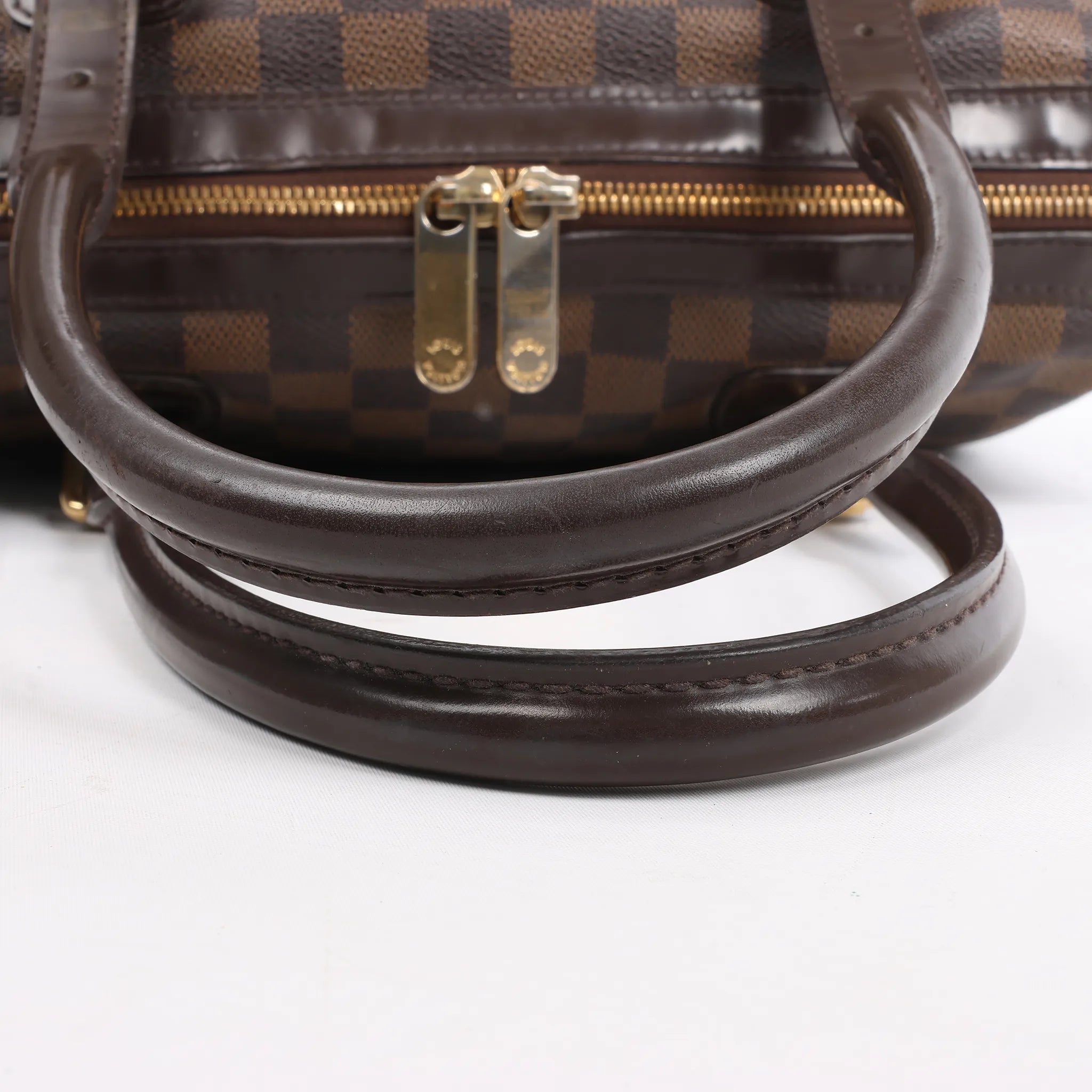 Louis Vuitton Damier Ebene Berkeley Handbag in Brown N52000