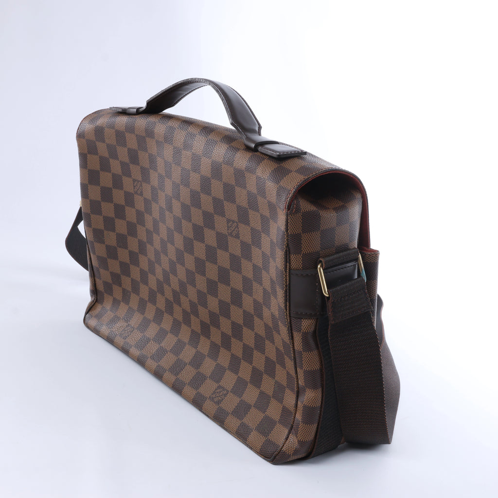 Louis Vuitton Damier Broadway Crossbody Bag in Brown