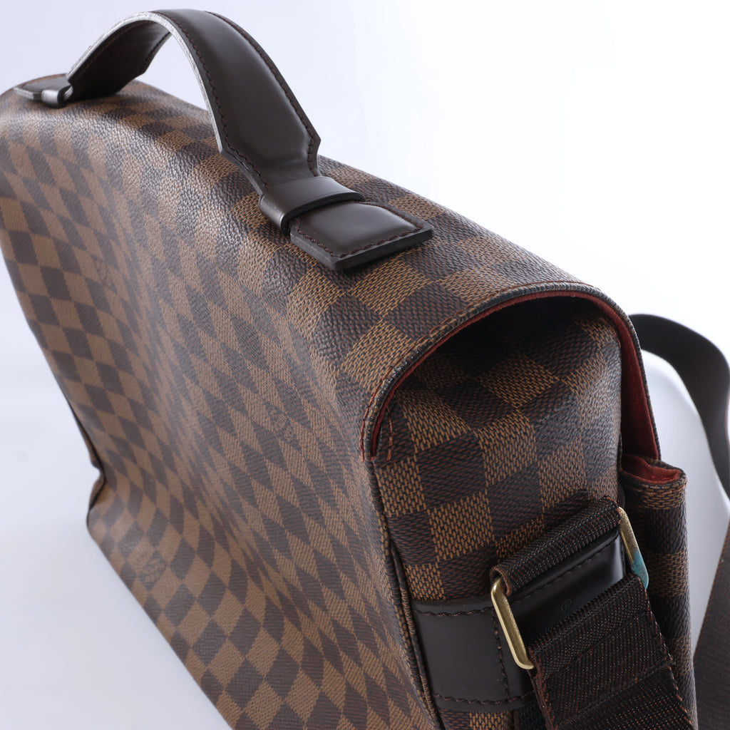 Louis Vuitton Damier Broadway Crossbody Bag in Brown