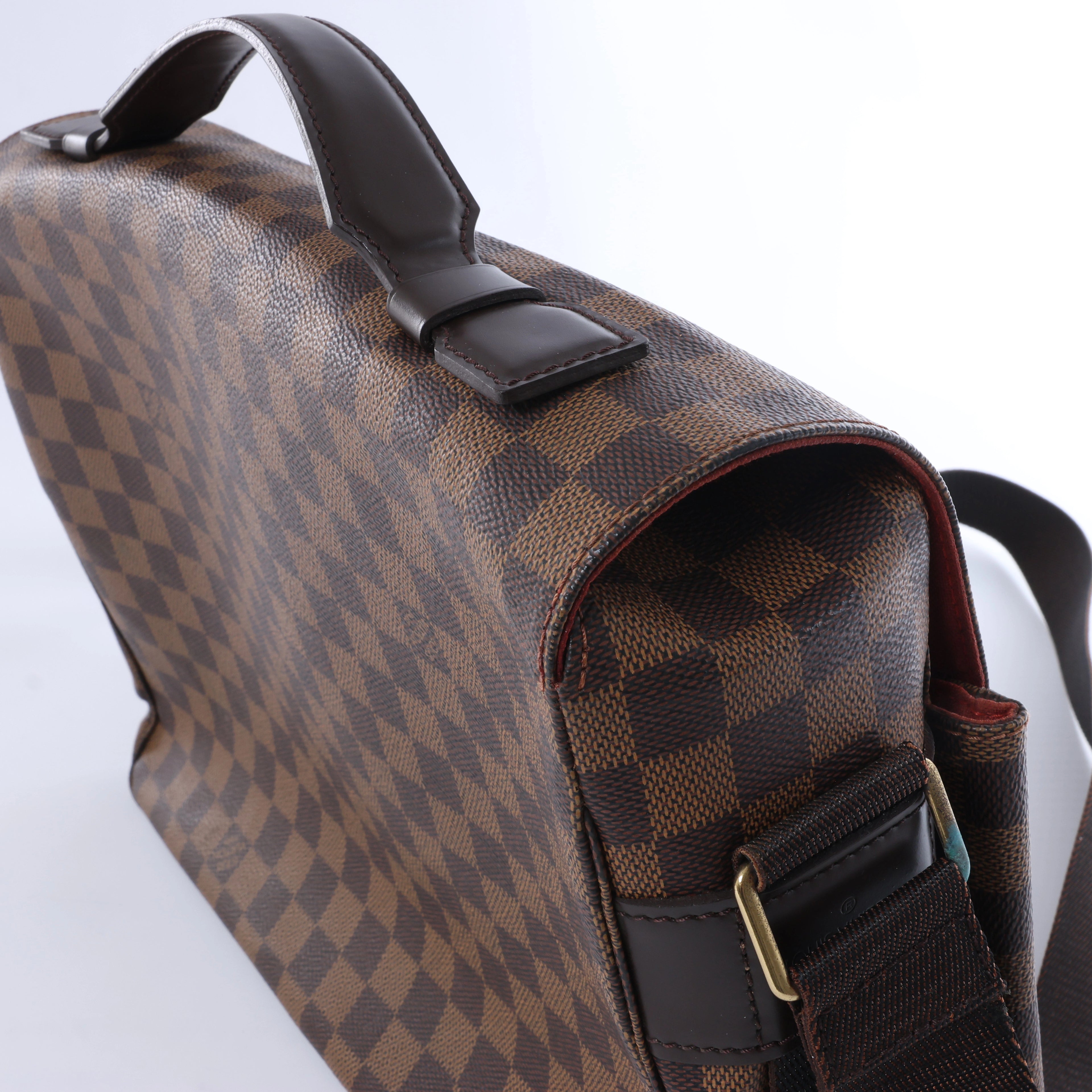 Louis Vuitton Damier Broadway Crossbody Bag in Brown