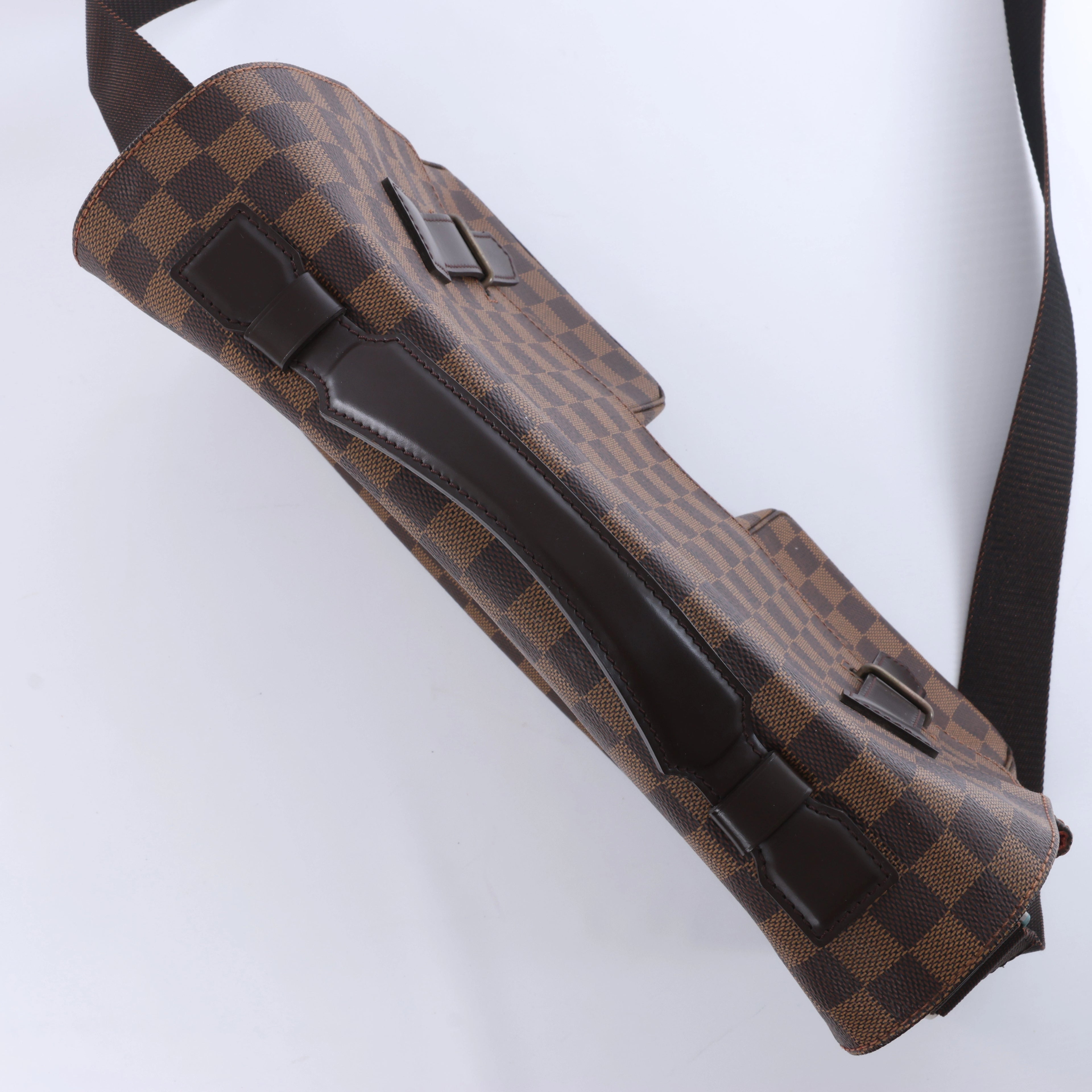 Louis Vuitton Damier Broadway Crossbody Bag in Brown