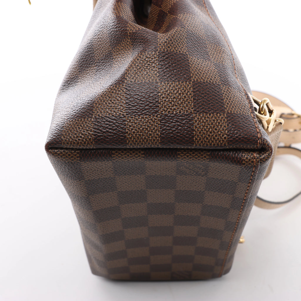Louis Vuitton Clapton Damier Ebene Backpack in Brown x Beige N42259