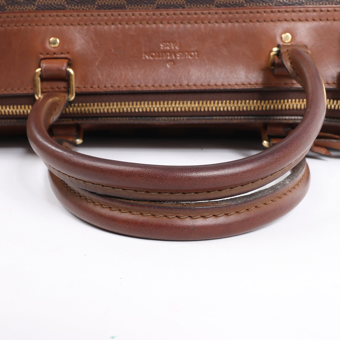 Louis Vuitton Damier Ebene Greenwich 2Way Handbag in Brown N41337