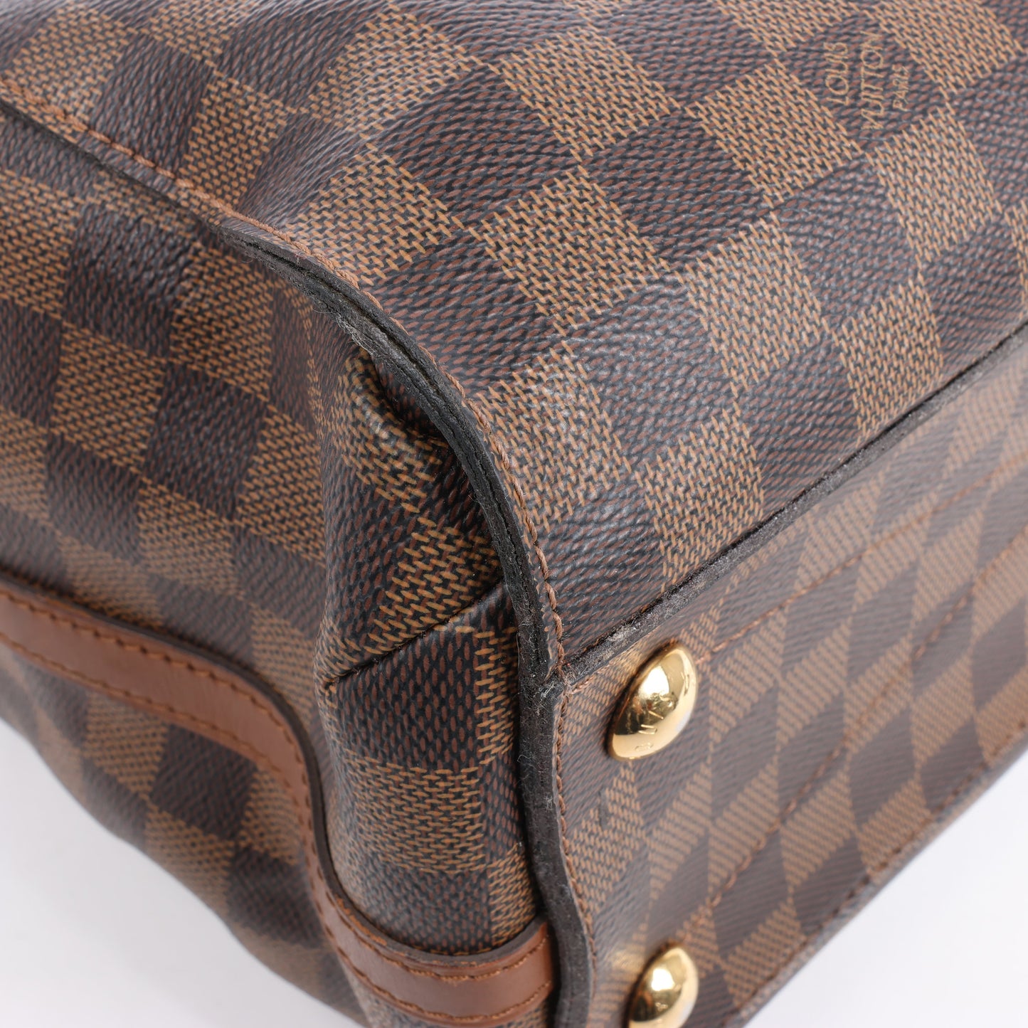 Louis Vuitton Damier Ebene Greenwich 2Way Handbag in Brown N41337