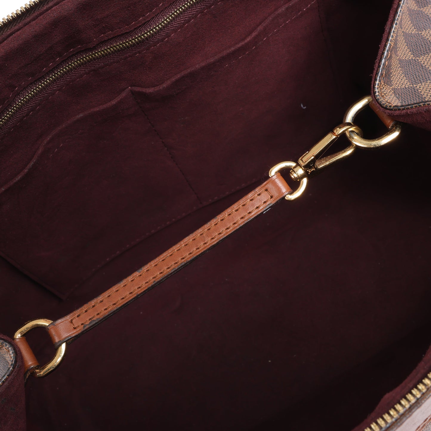 Louis Vuitton Damier Ebene Greenwich 2Way Handbag in Brown N41337