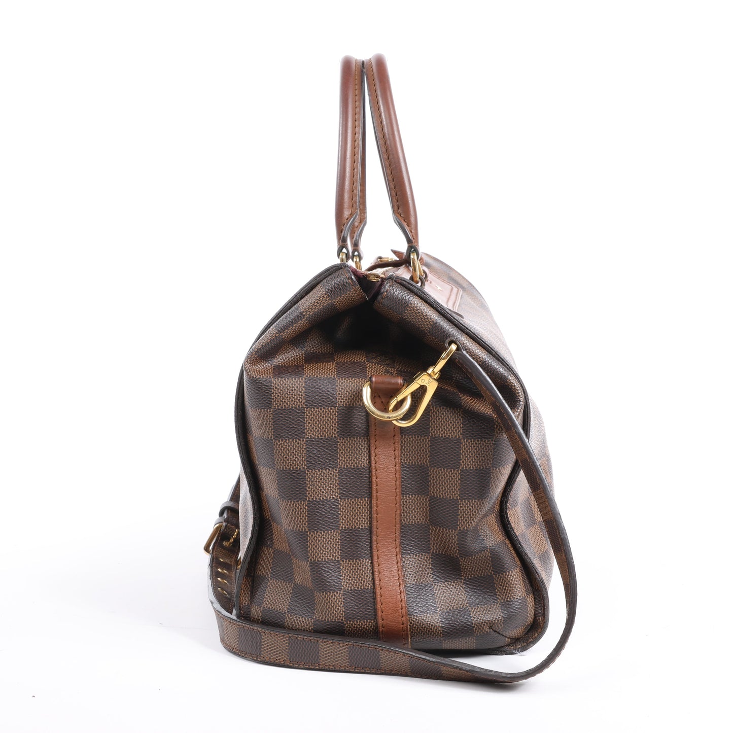Louis Vuitton Damier Ebene Greenwich 2Way Handbag in Brown N41337