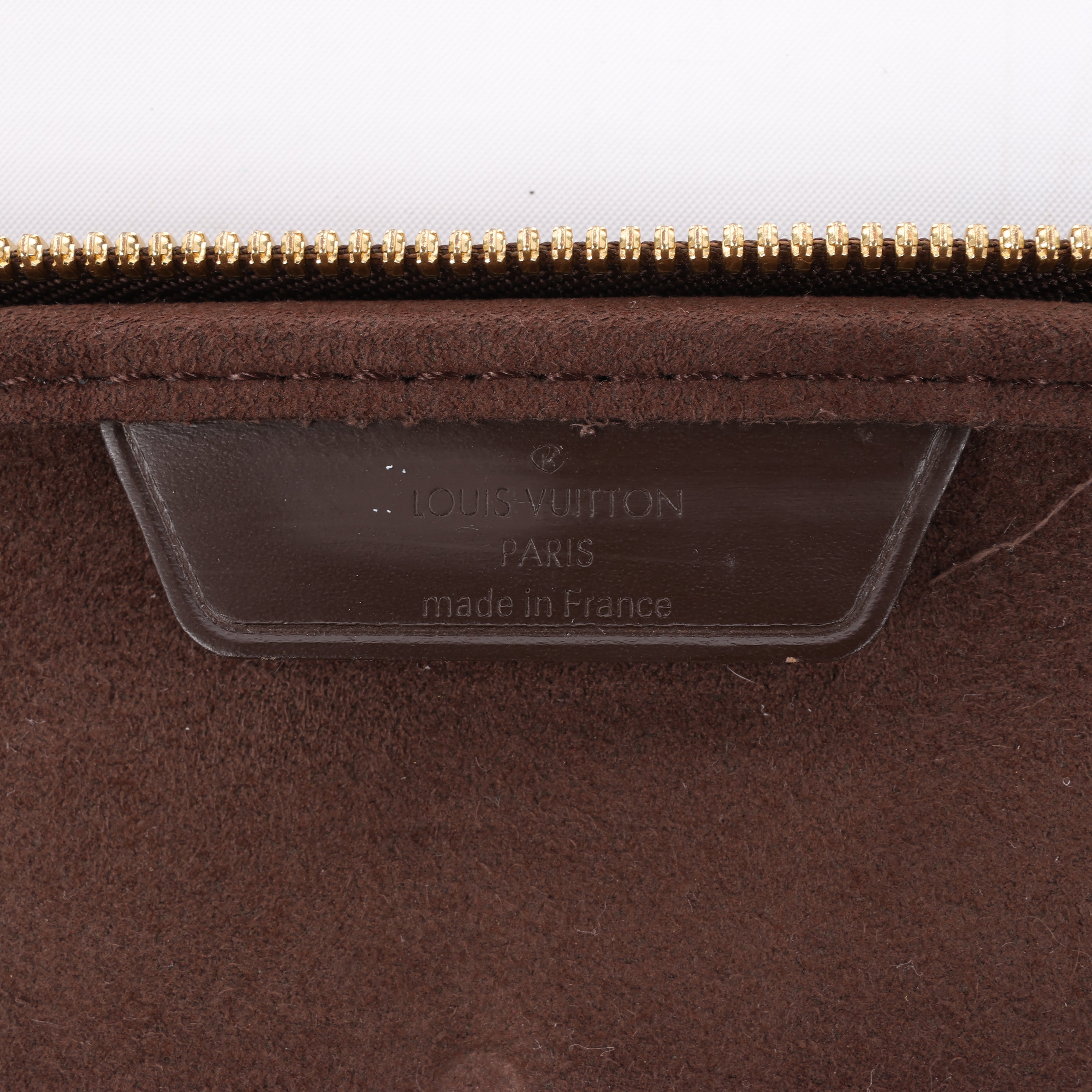 Louis Vuitton Horizon Laptop Sleeve PM Damier Ebene Clutch in Brown N58022