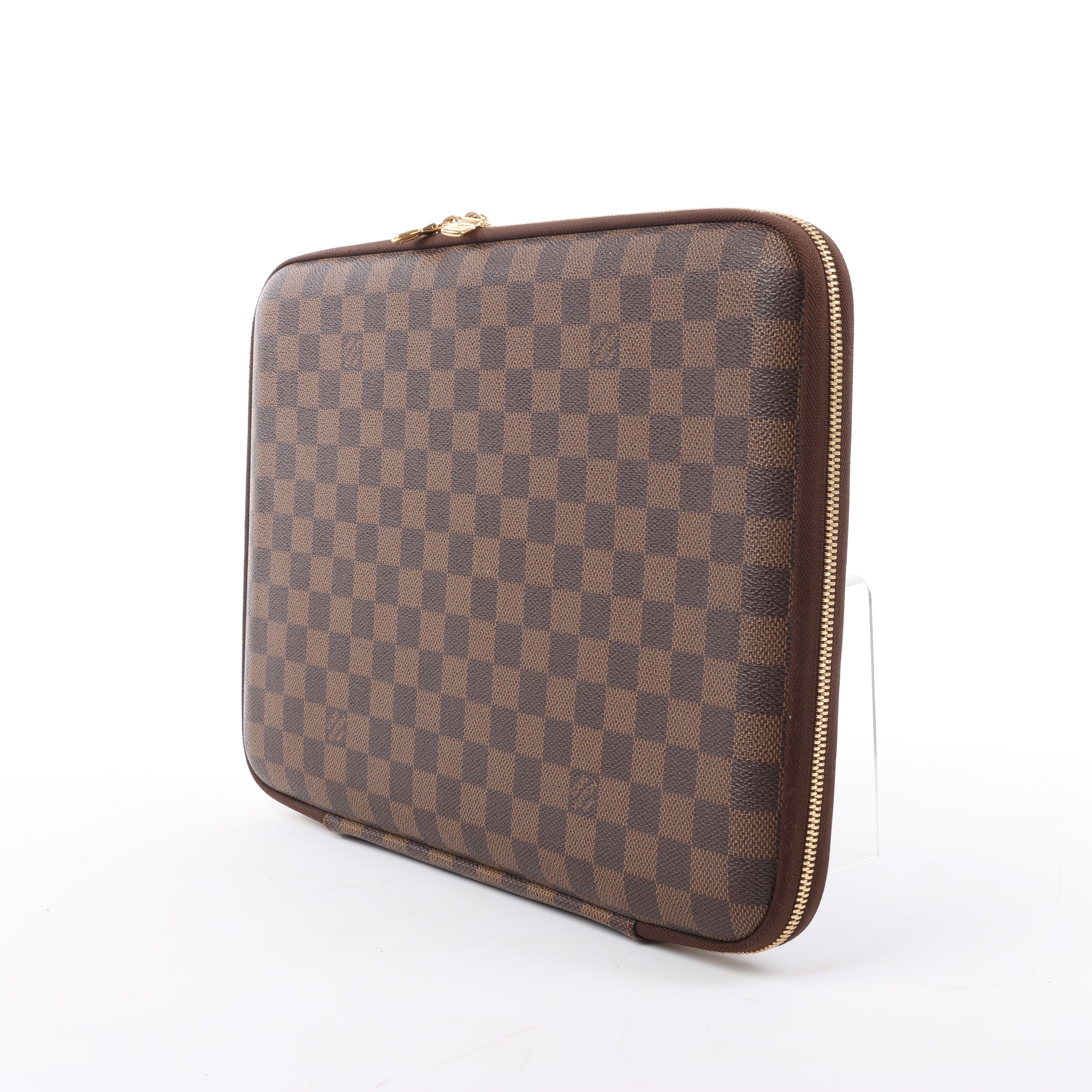 Louis Vuitton Horizon Laptop Sleeve PM Damier Ebene Clutch in Brown N58022