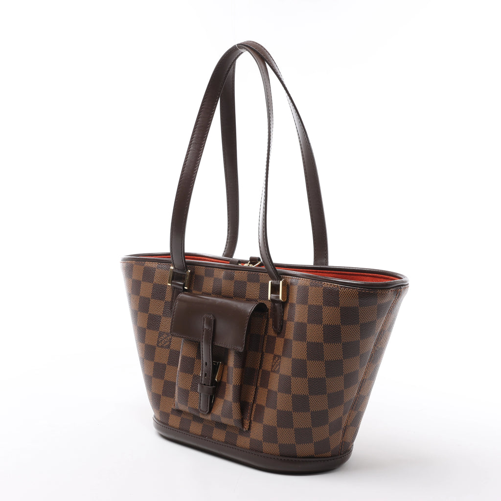 Louis Vuitton Manosque PM Damier Ebene Shoulder Bag in Brown N51121