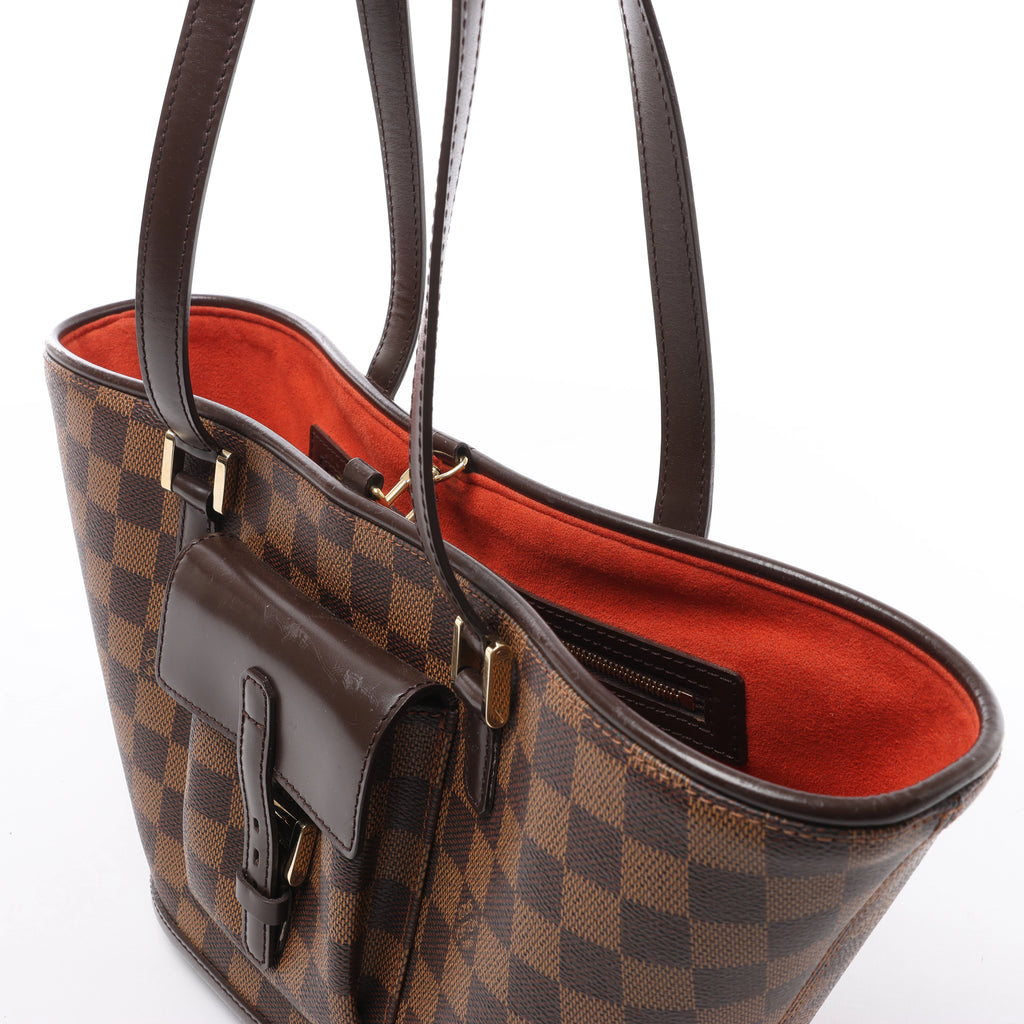 Louis Vuitton Manosque PM Damier Ebene Shoulder Bag in Brown N51121