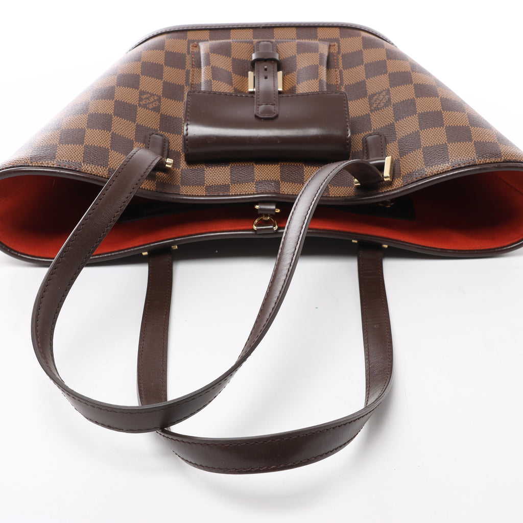 Louis Vuitton Manosque PM Damier Ebene Shoulder Bag in Brown N51121