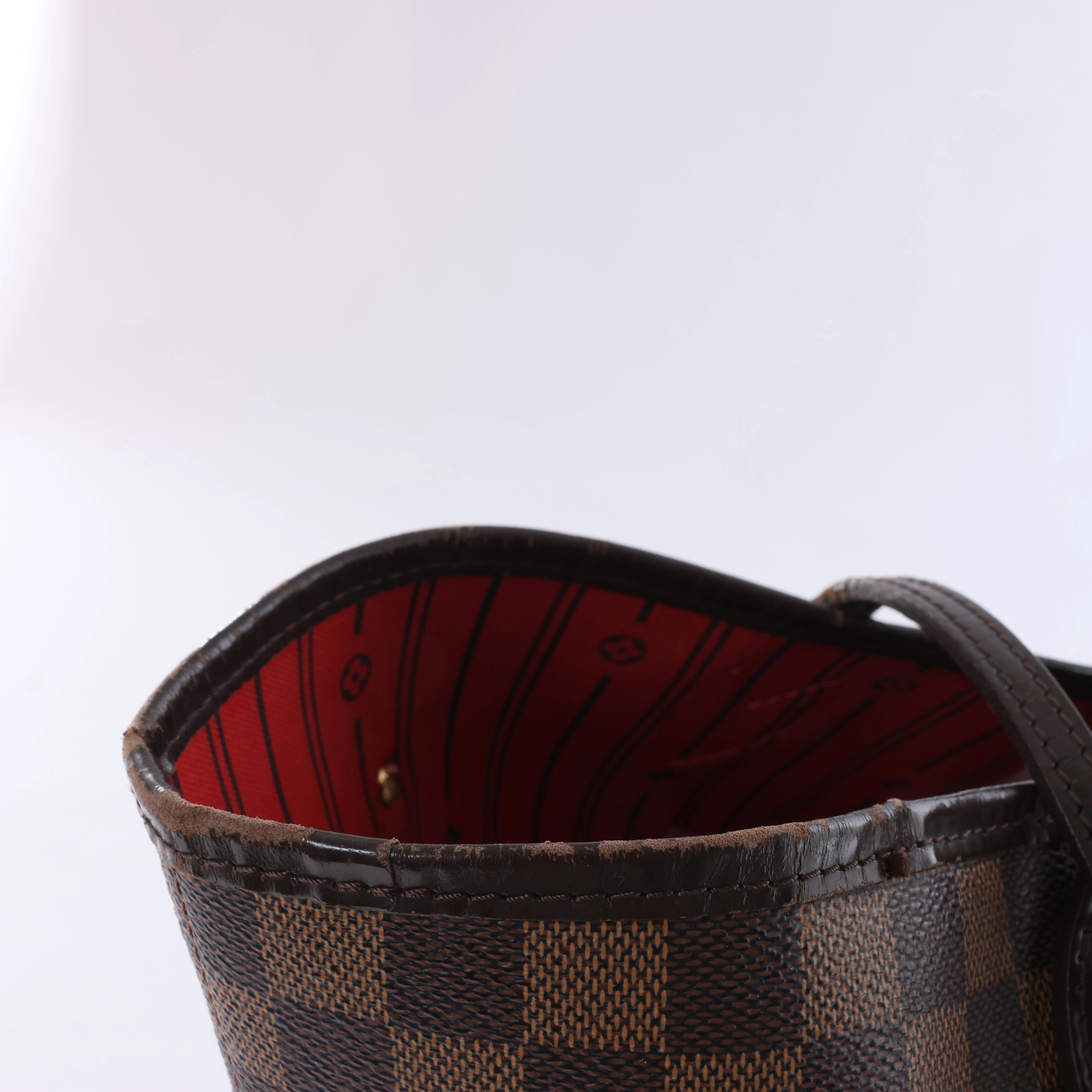 Louis Vuitton Neverfull MM Damier Ebene Shoulder Bag in Brown N51105