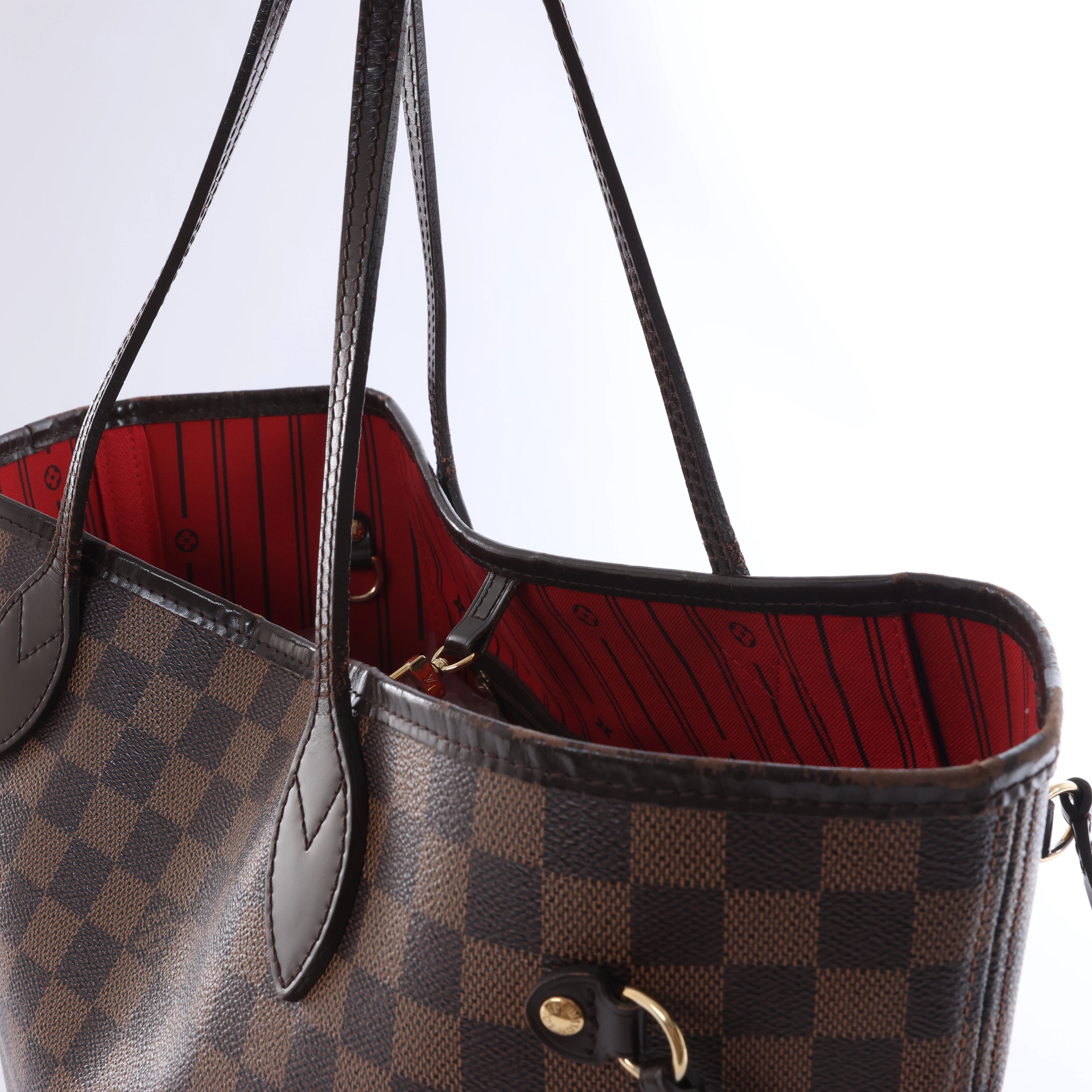 Louis Vuitton Neverfull MM Damier Ebene Shoulder Bag in Brown N51105